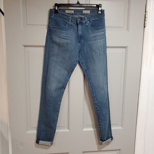 Adriano Goldshmted‎ The Farrah Skinny Women Size 26R High-Rise  Medium Wash